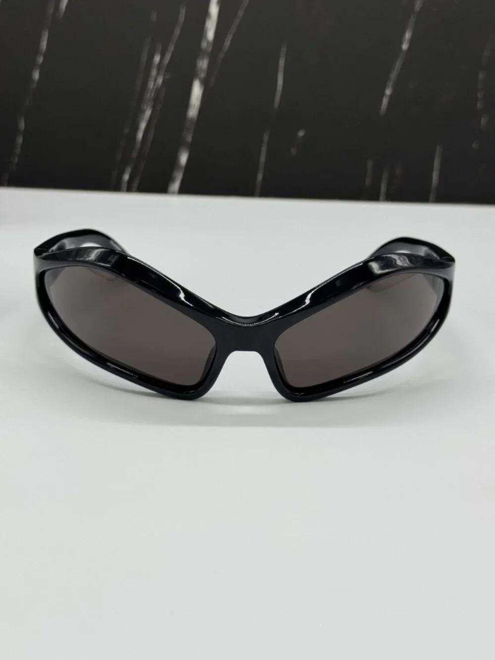 NEW BALENCIAGA BB0314S 001 BLACK UNISEX GEOMETRIC SUNGLASSES BALENCIAGA EYEWEAR